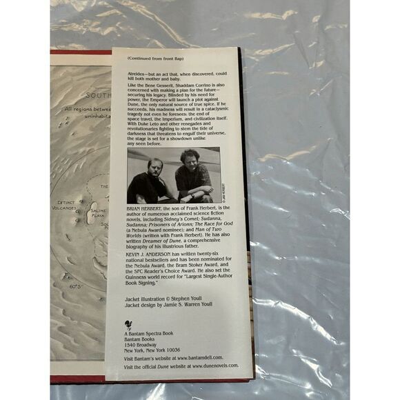 2001 Dune House Corrino Brian Herbert, Kevin J. Anderson 1st Ed 1st Print, HC DJ - Picture 14 of 14